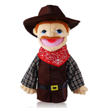 Rollenspel Handpoppen Handpluche Chef Dokter Brandweerman Piraat Detective Atleet Verpleegkundige Werknemer Handpop Speelgoed Poppen voor kindere