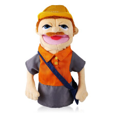 Rollenspel Handpoppen Handpluche Chef Dokter Brandweerman Piraat Detective Atleet Verpleegkundige Werknemer Handpop Speelgoed Poppen voor kindere