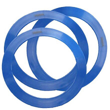 Anis de malabarismo Zeekio Junior - 9,5"""" de dimetro - timo para iniciantes - Conjunto de 3 (azul)