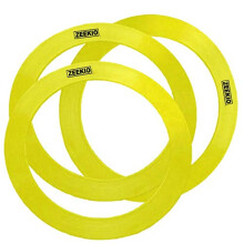 Anis de malabarismo Zeekio Junior - 9,5"""" de dimetro - timo para iniciantes - Conjunto de 3 (amarelo)