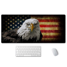 SSOIU Uitgebreide Gaming Muismat - Antislip Waterdichte Rubber Ondergrond Computer Toetsenbord Muismat, 35.5x15.7-inch XXL