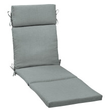 Arden Outdoor Chaise Cushion 21 x 72 Rain-Proof Fade Resistant 72 x 21 Stone Grey Leala