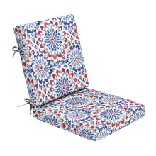 Arden Foam Outdoor Dining Chair Cushion  20 x 20  Made with ProFoam  Rain-Proof  Fade Resistant  Clark Blue