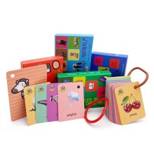 Lernkarten-Set fr Kleinkinder, Kindersichtwrter mit Bild, Lernkarten fr Kleinkinder, Zahlen, Landtiere, Meerestiere, Frchte, ABC-Buchstabenkarten