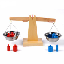 Montessori Houten Evenwichtsbalk Weegschaal Voor Vroeg Onderwijs