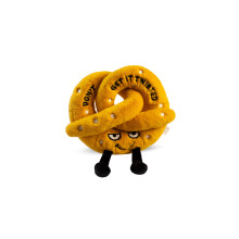 Punchkins Pretzel Plush - Sassy Preztal Plush, Grappig & Schattig Voedsel Plush Speelgoed