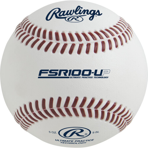 Rawlings | ULTIMATE PRACTICE TECHNOLOGY Baseballs | FSR100-UP | Flat Seam | Practice Use | 12 Count