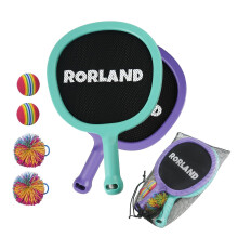 RORLAND Brbara paddlar och studsbollar Set fr barn eller vuxna Inomhus utomhusaktiviteter Sportspel fr nybrjare eller medelkul Lek Gunga rack