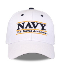 NCAA Navy Unisex NCAA The Game bar Design Hat Navy White Justerbar
