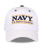 NCAA Navy Unisex NCAA The Game bar Design Hat Navy White Adjustable 1