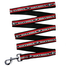 NCAA PET-Leine, mittelgro, Georgia Bulldogs, Hundeleine, glnzende und farbenfrohe Leine fr Hunde und Katzen, lizenziert von der NCAA, neue Version