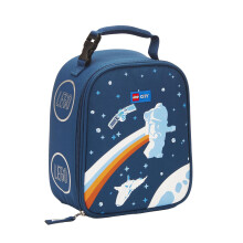 LEGO Kids City Heritage Classic Lancheira Isolada Macia Reutilizvel Lancheira Recipiente de Refeio para Meninos e Meninas Perfeito para Escola
