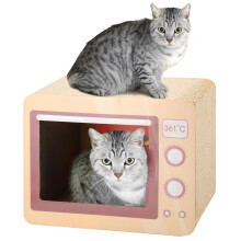 krabadlo pro kocky FluffyDream Oven Odoln lehtko pro kocky Vnitrn krabadlo a domecek na hran Vlnit hracka pro kocku k narozeninm 17,3