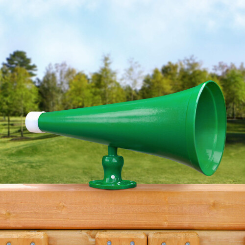 Playsets de gorila 07-0022-G Megaphone Swing Swing Accessory con Mount Green 1