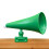 Playsets de gorila 07-0022-G Megaphone Swing Swing Accessory con Mount Green 1