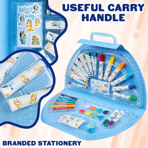Bluey Crayons de couleur blue 1