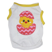 Petitebella Chick Egg Puppy Dog Shirt (Wei   /Gelb, Gr      e S)