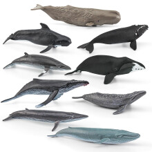 GUFOPONAS Mini Whale Shark Leget?j S?t Sm? havdyr Leget?j til b?rn 2-4 tommer Mini Marine Dyrefigurer Kage Topper Piger Drenge Sm?b?rn F?dselsdag