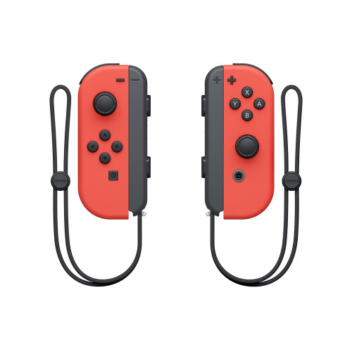 Nintendo Joy-Cons esquerdo e direito Nintendo (L/R) - Neon Red (HAC-015/6) (renovado) 1