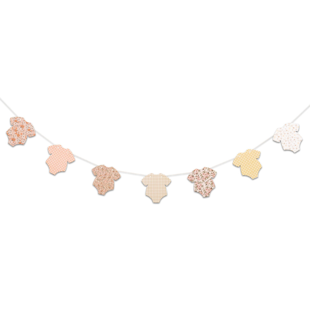 ZAIBIANHAO Baby Clothes Banner - Short Sleeve Onesies Bodysuits For Baby Shower Bodysuits Clothesline Birthday Party Banner Gender Reveal Neutral Part-image-OPC-PHFPQBG-NEW