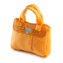 Haute Diggity Dog Barkin Bag, Plush Designer Hundleksaker med Interaktiv Pipa, Stimulerande Djurberikning