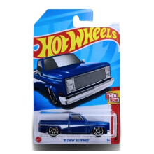 Hot Wheels 83 Chevy Silverado Blue allora e ora 9/10