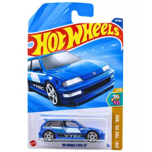 Hot Wheels 1/10 90 Honda Civic EF (Blue) HW: 70S vs 90s