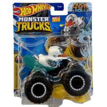 Wheels Hot Monster Trucks Duck N Roll (White) Freestyle Wreckers 11/12