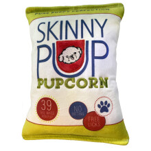 Huxley & Kent koirille - Skinny Pup (suuri) - Power Pehmo hauska koiranlelu vinkujalla - H&K Squeaky