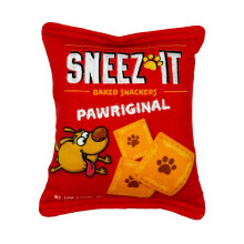 Huxley & Kent koirille - Sneez-It (suuri) - Snack Attack Power Pehmo Funny Dog Toy with Squeaker - H&K Squeaky