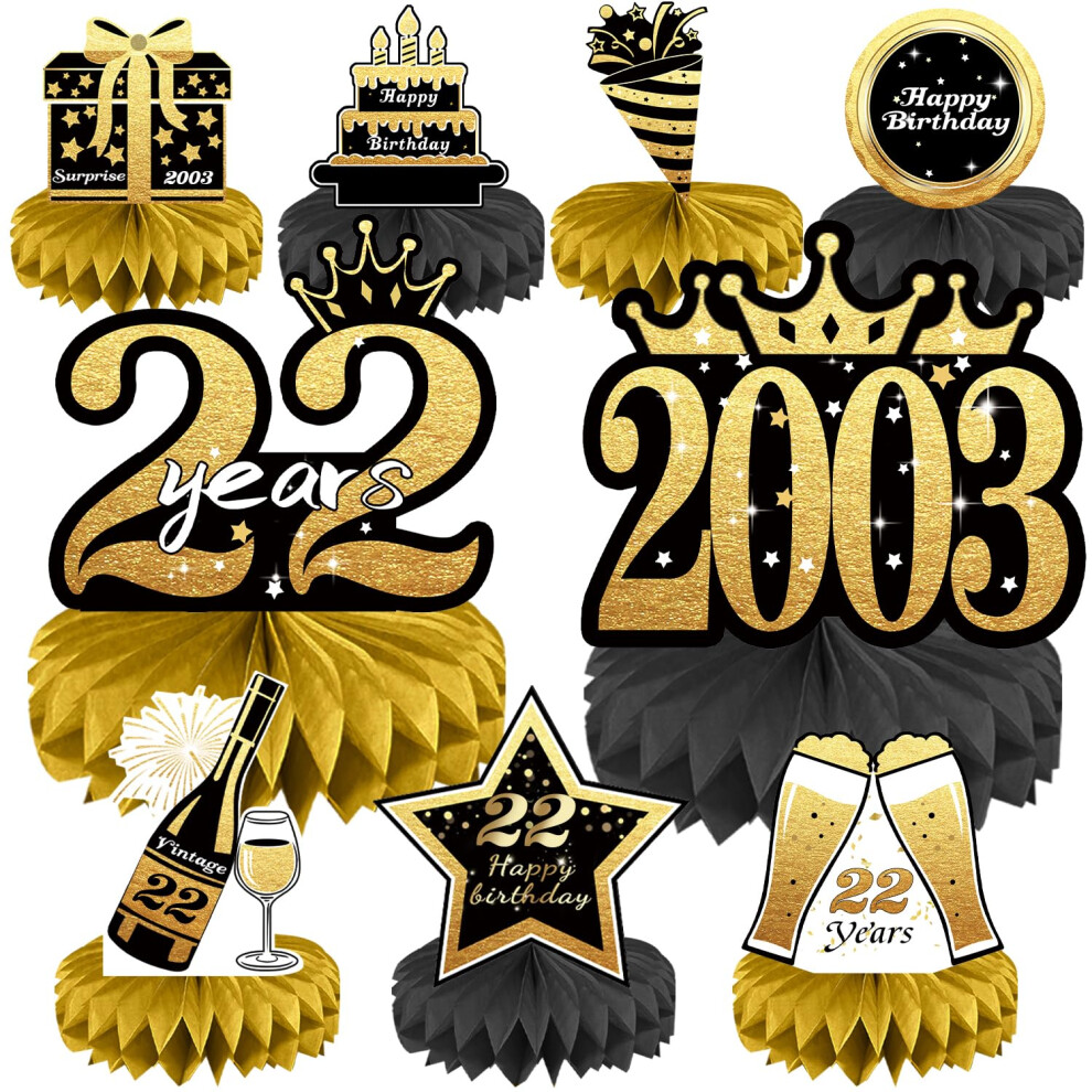 Zestaw Dekoracji Na 22. Urodziny 2003 Nakladki Na Stl Dla Niej On Artykuly Na Przyjecie Urodzinowe Szczesliwa 22-Letnia Dekoracja Stolu Dla Crk-image