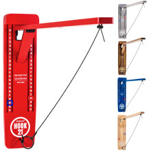 Gosports Hook 21 Wall Mount Ring Swing Game - Gioca in casa o all'aperto con braccio pieghevole
