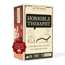 Exploding Kittens Horrible Therapist: Base Edition 3-8 Players - Ages 17+ - 15 Minutes to Play - Comic Building Game - Card Game Ideal for Family Nig