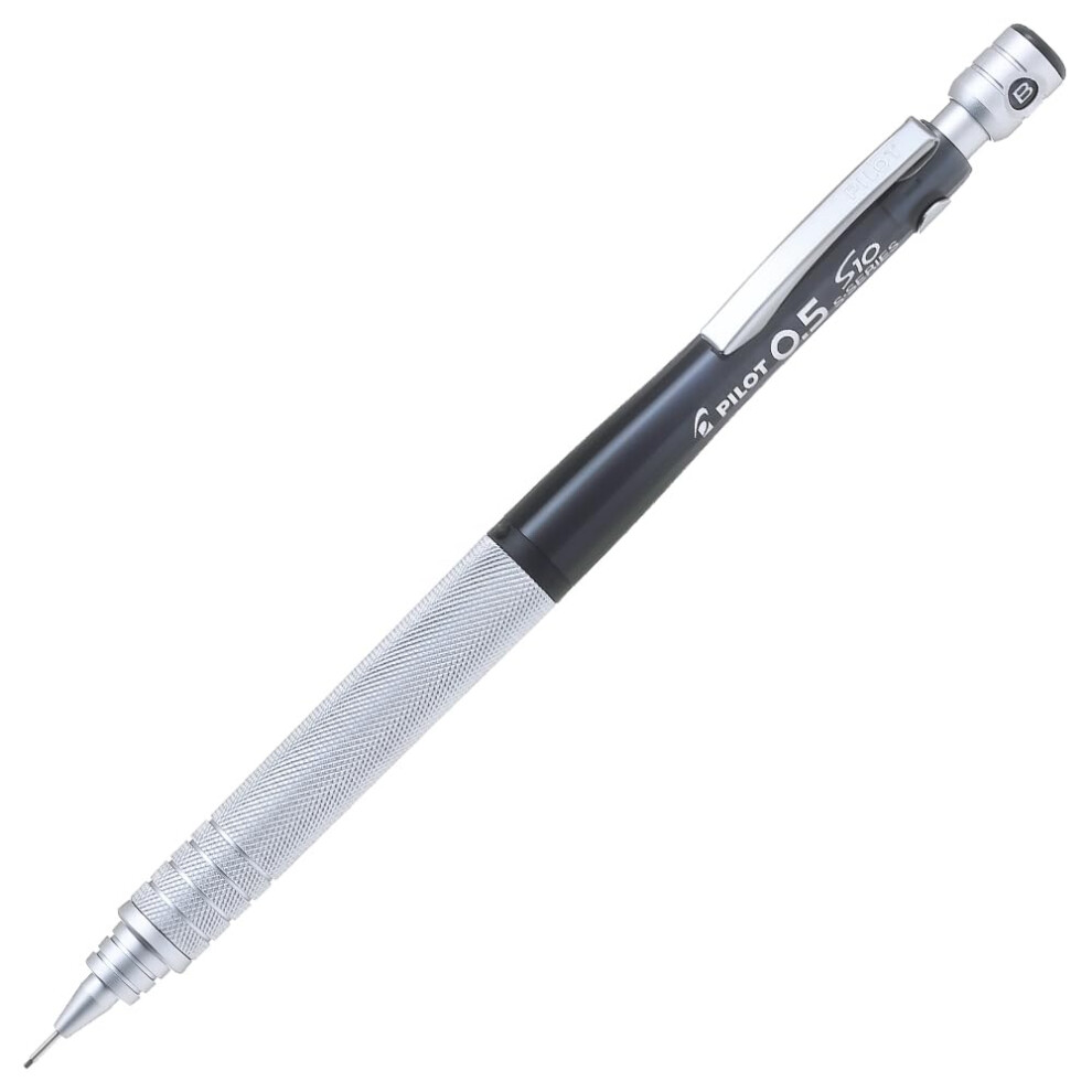 Pilot Mechanical Pencil S10  Transparent Black Body  0.5mm Lead (HPS-1SR-TB5)