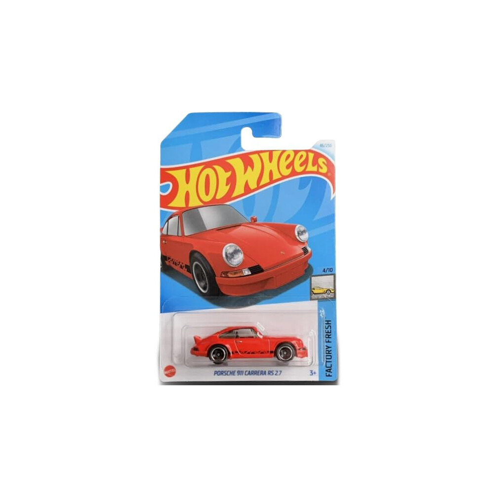 Hot Wheels Factory Fresh 1:64 Scale Die-Cast Vehicle (Porsche 911 Carrera RS 2.7)-image-OPC-PHFPSJF-NEW