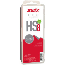 SWIX HS08-18 - Cera ad alta velocit - HS8 rosso - da 25 a 39 gradi Fahrenheit - 180 g di bar - fluoro gratuito - sci o snowboard - pink rosso approv