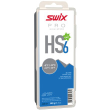 SWIX HS06-18 - cera ad alta velocit - HS6 blu - da 10 a 21 gradi Fahrenheit - 180 g di bar - fluoro gratuito - sci o snowboard - Fis approvato