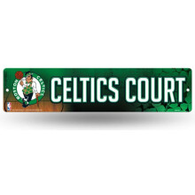 Rico Industries NBA Basketball Boston Celtics Straenschild aus Kunststoff, 10,2 x 40,6 cm