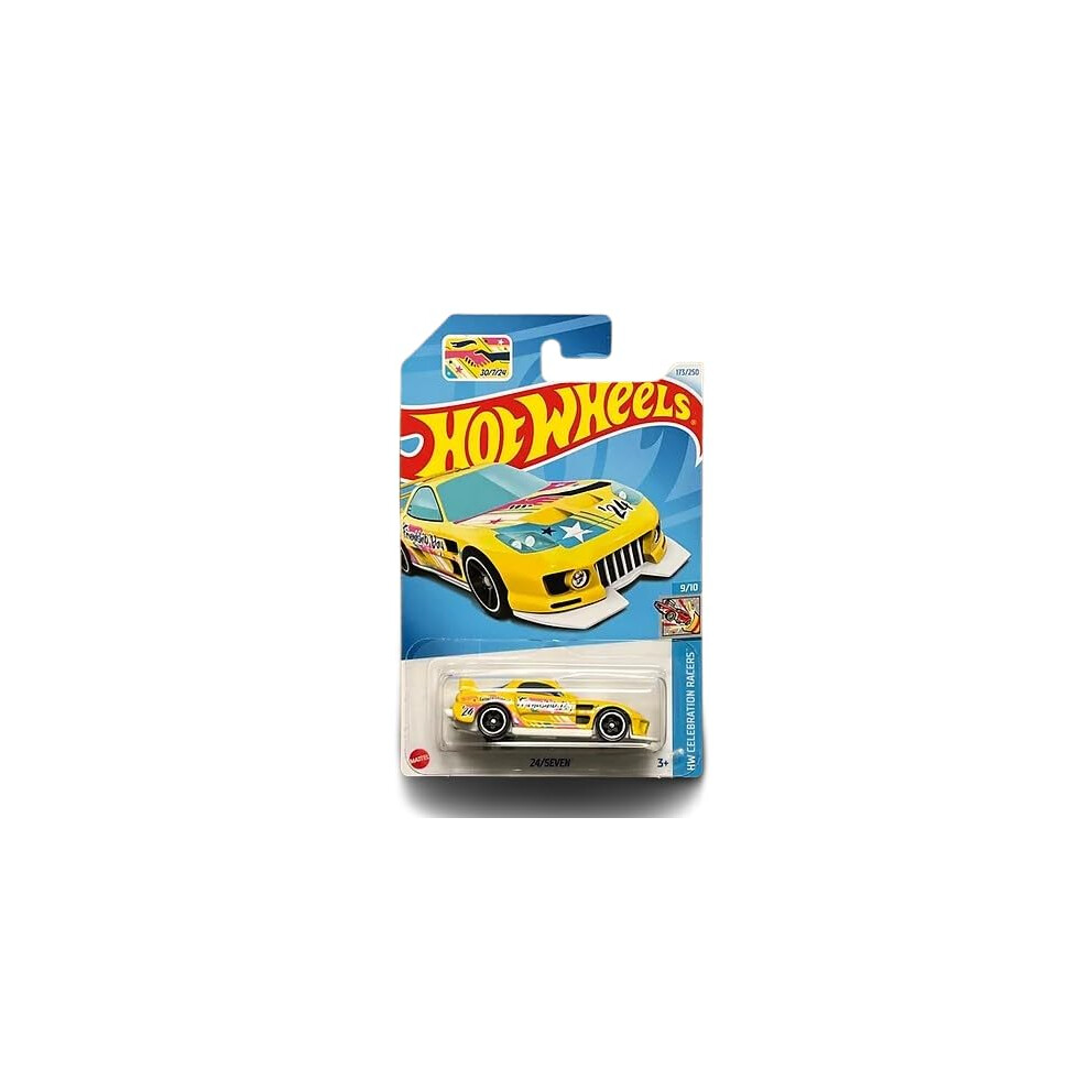 Hot Wheels 24/Seven (Yellow) HW Celebration Racers Die-cast Car-image-OPC-PHFPSMM-NEW