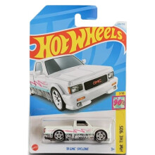 Hot Wheels 91 GMC Syclone (Bianco) La scala degli anni '90 7/10 1:64