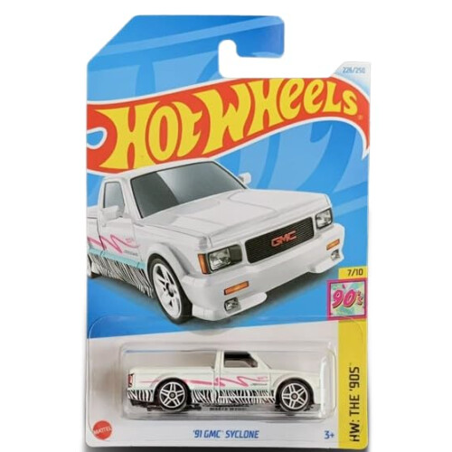 Hot Wheels Hot Wheels 91 GMC Syclone (Wei   ) Die 90er 7/10 Ma   stab 1:64