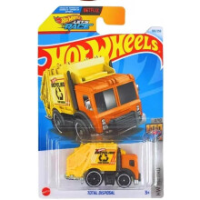 Disposto totale a ruote calde (giallo/arancione) Metro HW 8/10 Die-Cast