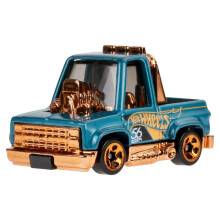 Hot Wheels Vehicar da collezione da collezione - Toon'd '83 Chevy Silverado Pickup Truck - Teal and Gold - HDH54-1/6