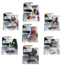 Hot Wheels 2023 Star Wars Studio Caratteri Cars Set completo di 7 veicoli Diecast Bundle dalla versione HHB74-956h