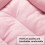 Cama de Cão e Gato Hollypet TC Tecido Plush Auto-Aquecida, Rosa 3