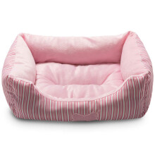 Cama de Cão e Gato Hollypet TC Tecido Plush Auto-Aquecida, Rosa