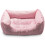 Cama de Cão e Gato Hollypet TC Tecido Plush Auto-Aquecida, Rosa 1