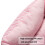 Cama de Cão e Gato Hollypet TC Tecido Plush Auto-Aquecida, Rosa 4