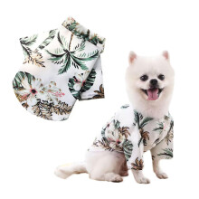 LHYZ PARK Hawaiihemd fr kleine Hunde und Katzen  leichtes, atmungsaktives Haustier-T-Shirt mit leuchtenden, lichtbestndigen Farben fr den tg