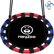 HeyZoo Untertassenschaukel, 40-Zoll-Schaukelsets fr Hinterhof und Spielplatz im Freien, 900 Pfund Gewichtskapazitt mit 360-Grad-Drehung, Geschenke